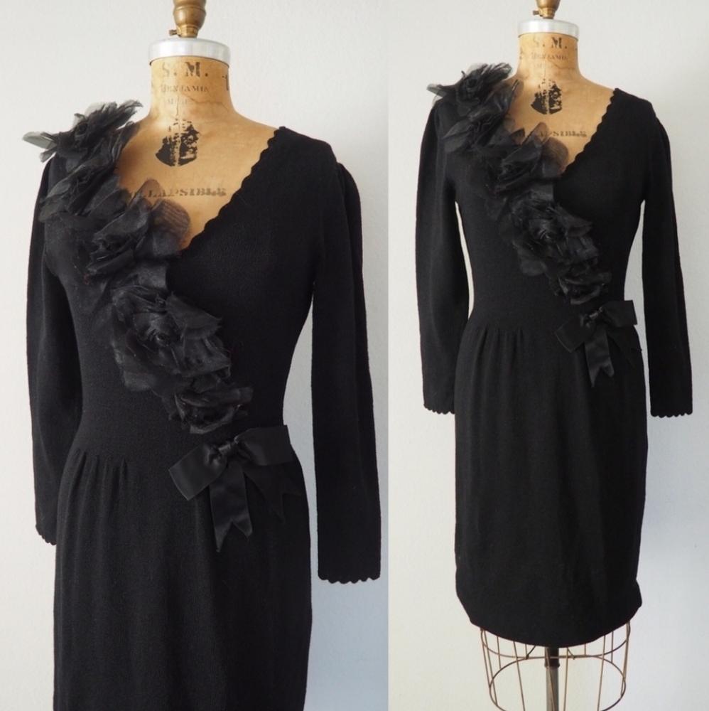 VTG 80s Don Sayres for Wellmore Cocktail Dress